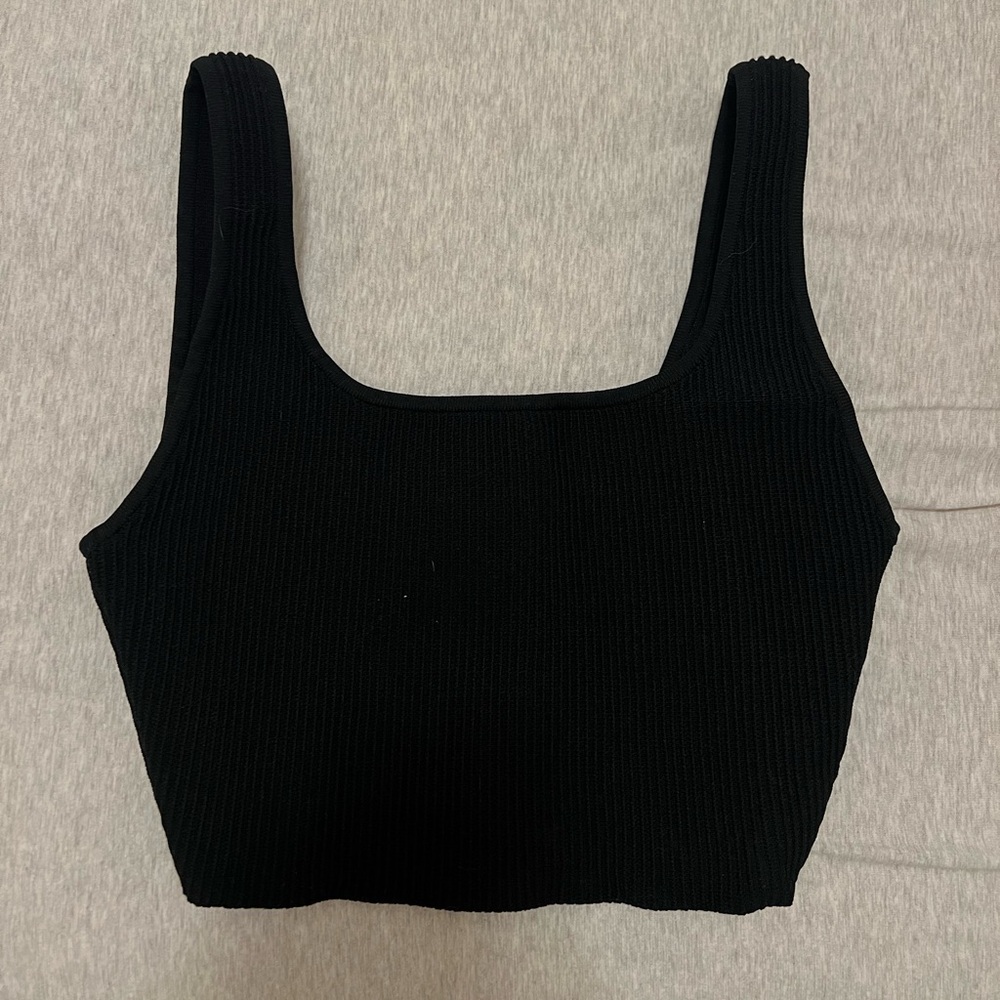 Aritzia / Babaton Sculpt Knit Squareneck Cropped Tank